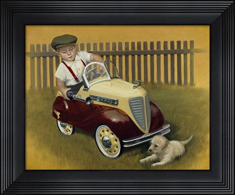 Framed 1937 Steelcraft Dodge Print