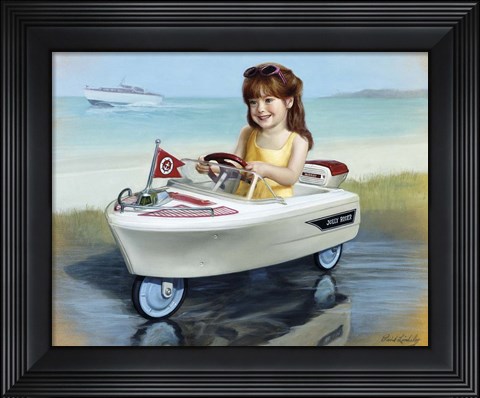 Framed 1968 Murray Jolly Rodger Print