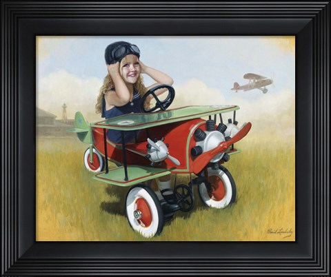 Framed 1926 Steelcraft By-Plane Print