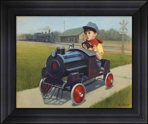 Framed Train Print