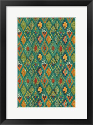 Framed Southwest Design I Print