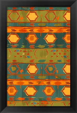 Framed Southwest Design III Print