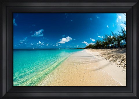 Framed Cayman Islands Beach Print
