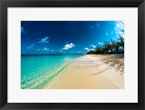 Framed Cayman Islands Beach Print