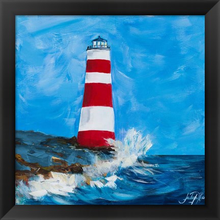 Framed Lighthouses II Print