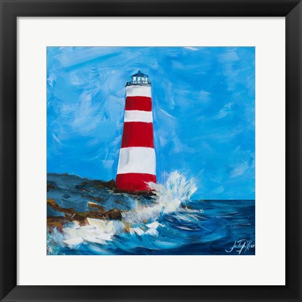 Framed Lighthouses II Print