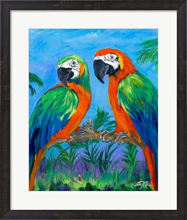 Framed Island Birds I Print