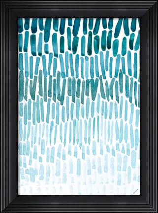 Framed Watercolor Raindrops Print