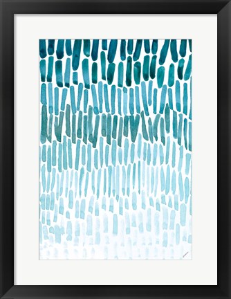 Framed Watercolor Raindrops Print