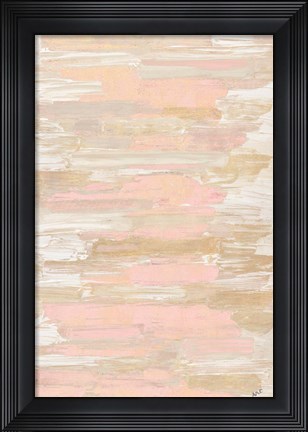 Framed Blush Rhizome Print