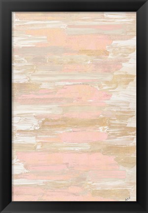 Framed Blush Rhizome Print