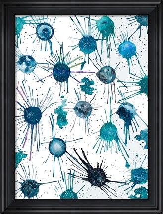 Framed Splattered Moons Print