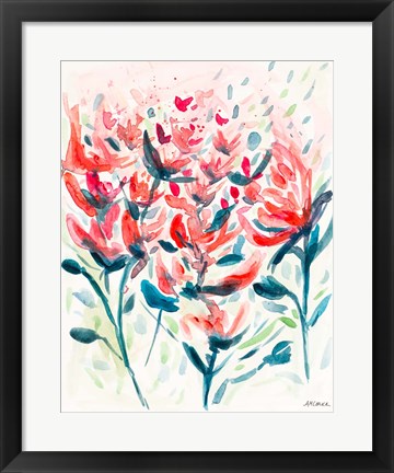 Framed Wild Flowers I Print