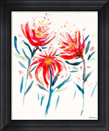 Framed Wild Flowers II Print
