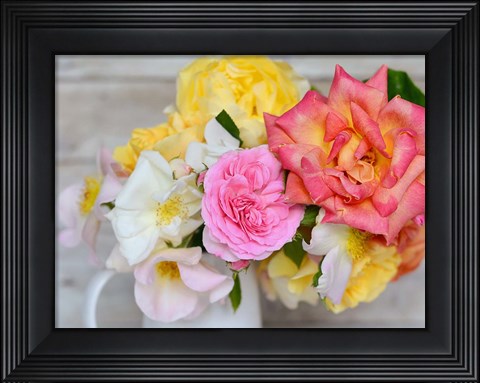 Framed Color Burst Print