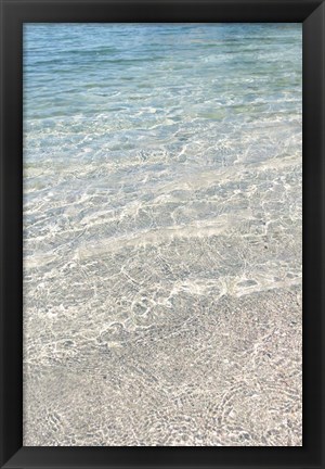 Framed Crystal Clear Waters Print