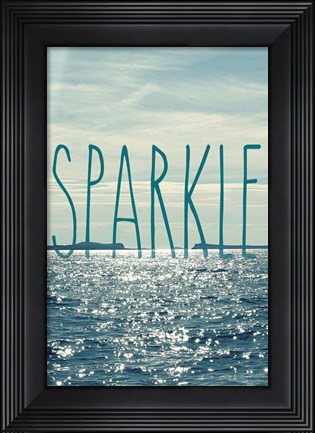 Framed Sparkle Print