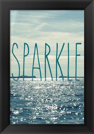 Framed Sparkle Print