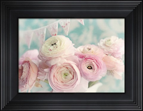 Framed Ranunculus Party Print