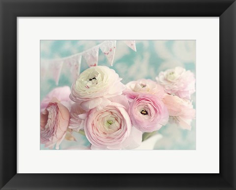 Framed Ranunculus Party Print