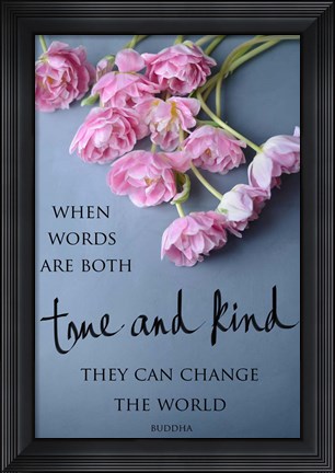 Framed True &amp; Kind Print