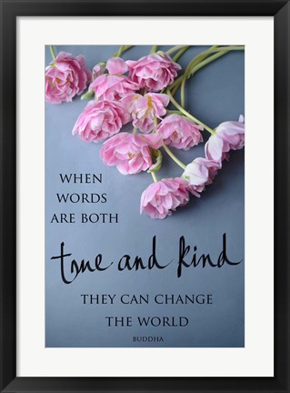 Framed True &amp; Kind Print