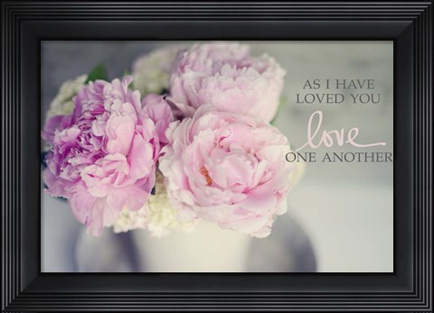 Framed Love One Another Print