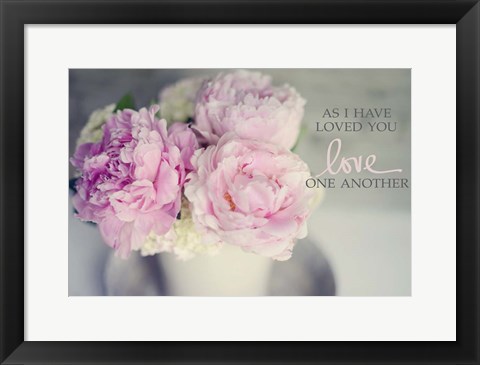 Framed Love One Another Print