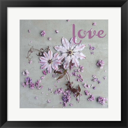 Framed Love Print