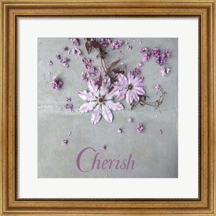 Framed Cherish Print