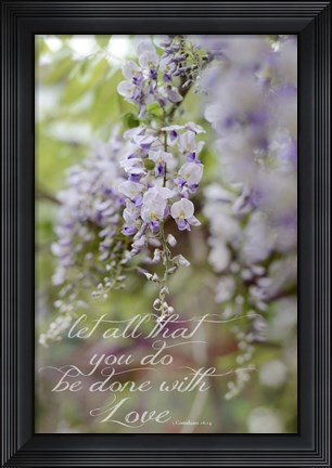 Framed Done With Love Print