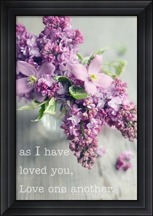 Framed Love One Another Print