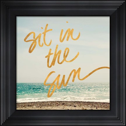 Framed Ready for the Beach I Print