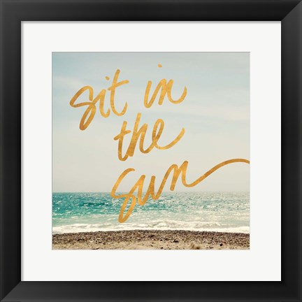 Framed Ready for the Beach I Print