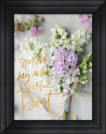 Framed Start Each Day Print