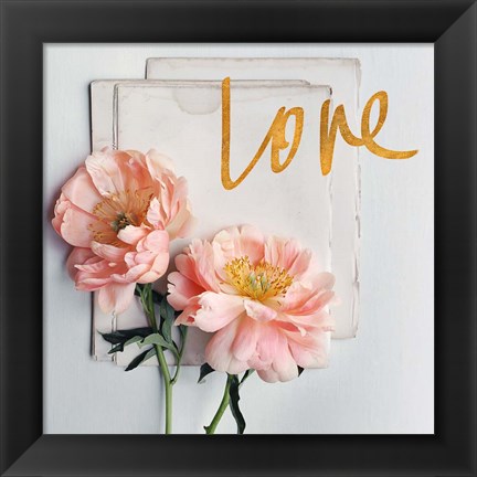 Framed Tender Sentiment II Print