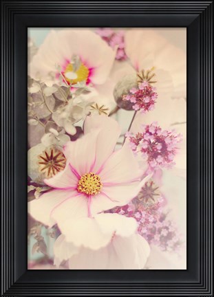 Framed Pink Blossoms II Print