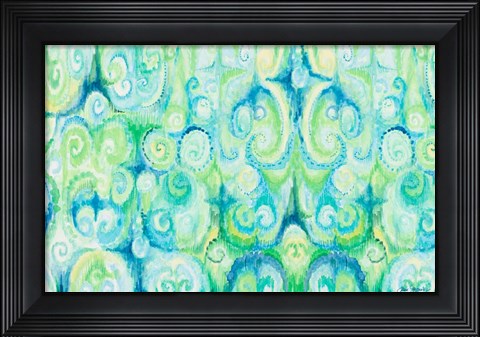 Framed Emerald Abstract Print