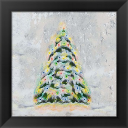 Framed Jolly Christmas Tree Print