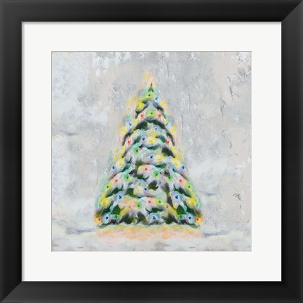 Framed Jolly Christmas Tree Print