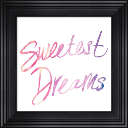 Framed Sweetest Dreams Print