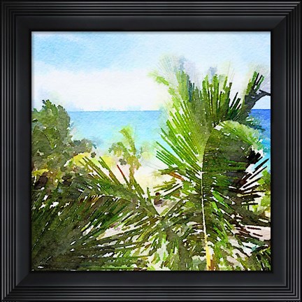 Framed Watercolor Vero Beach Print