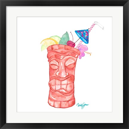 Framed Tiki Bar Tonics I Print