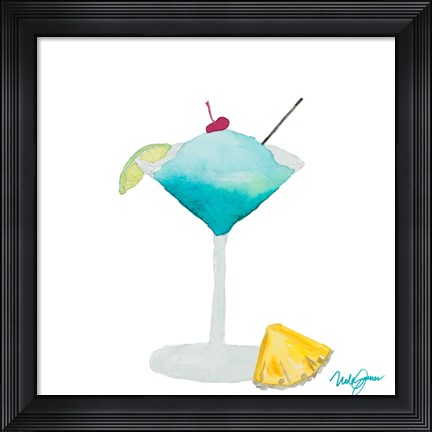 Framed Tiki Bar Tonics III Print