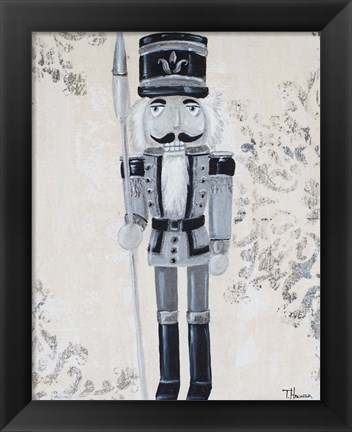 Framed Gray Nutcracker I Print