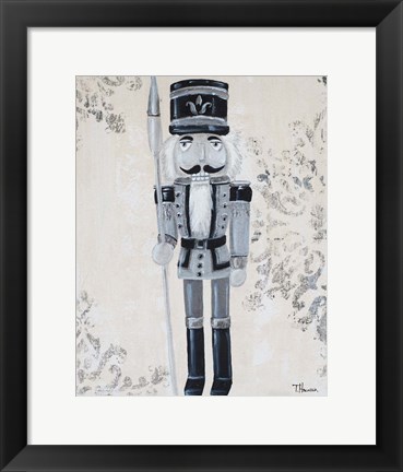 Framed Gray Nutcracker I Print