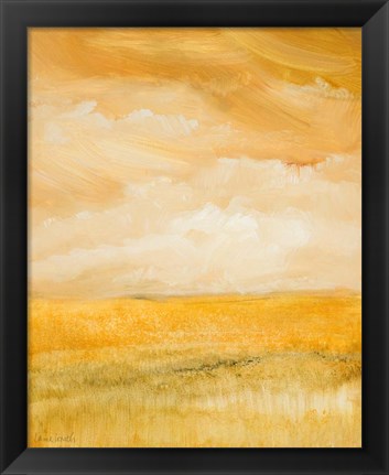 Framed Above Golden Plains II Print