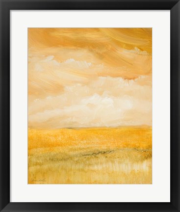 Framed Above Golden Plains II Print