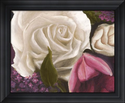 Framed Among the White Roses Print
