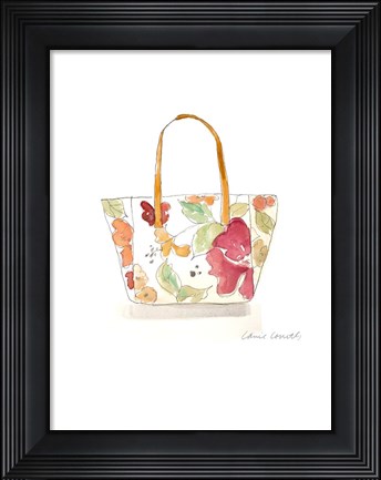 Framed Watercolor Handbags I Print